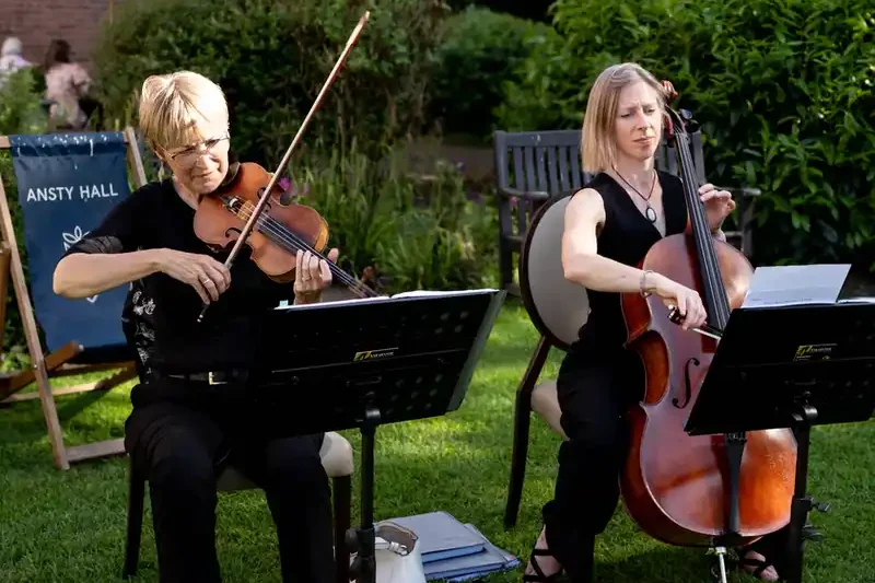 Strings duo wedding sarabande anstry hall